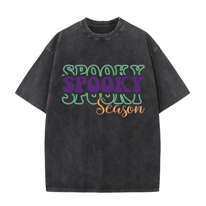 Halloween Spooky Season 2.01 Washed T-Shirt
