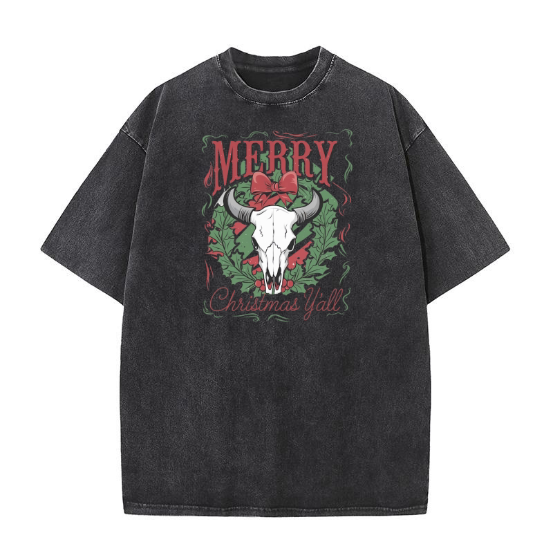Merry christmas yall 9 Washed T-Shirt