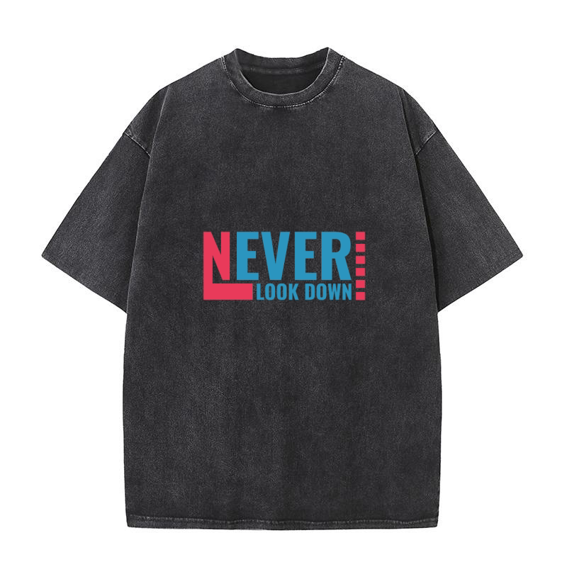 Never Look Down Washed T-Shirt
