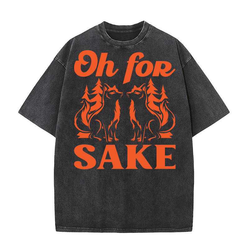 Oh for Fox Sake Washed T-Shirt