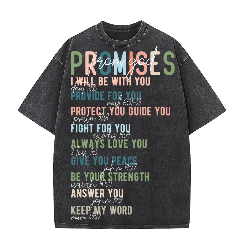 Promises from God 7 Washed T-Shirt