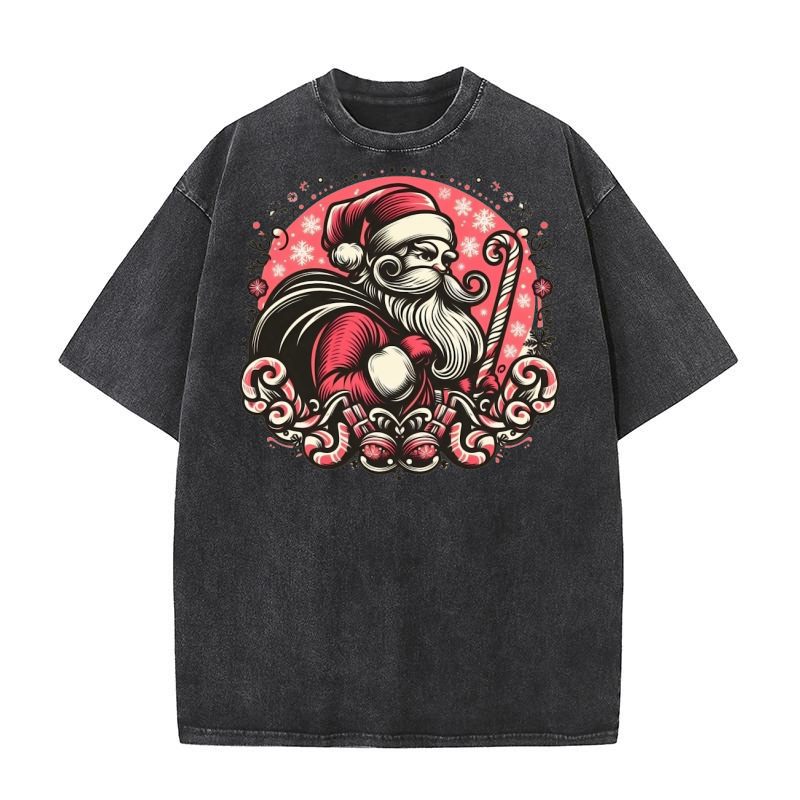 santa claus 11 Washed T-Shirt