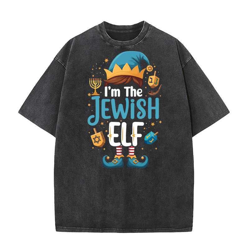 The Jewish Elf Washed T-Shirt