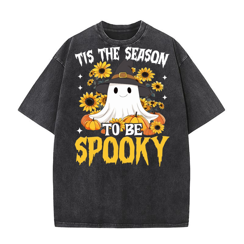 Tis the season to be spooky Washed T-Shirt