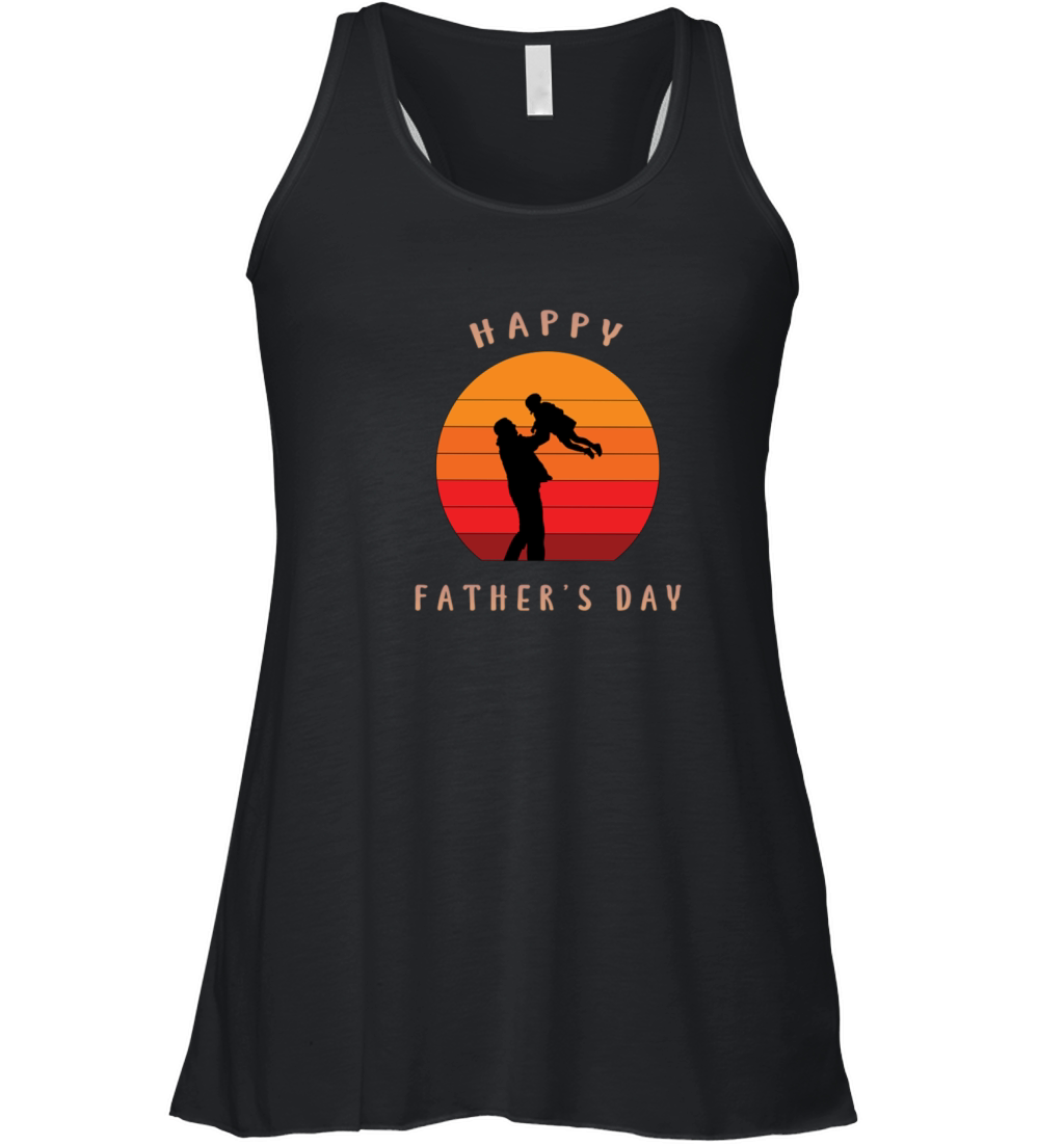 Fathers Day T Shirt Happy Fathers Day T Shirt Women's Flowy Tank Top