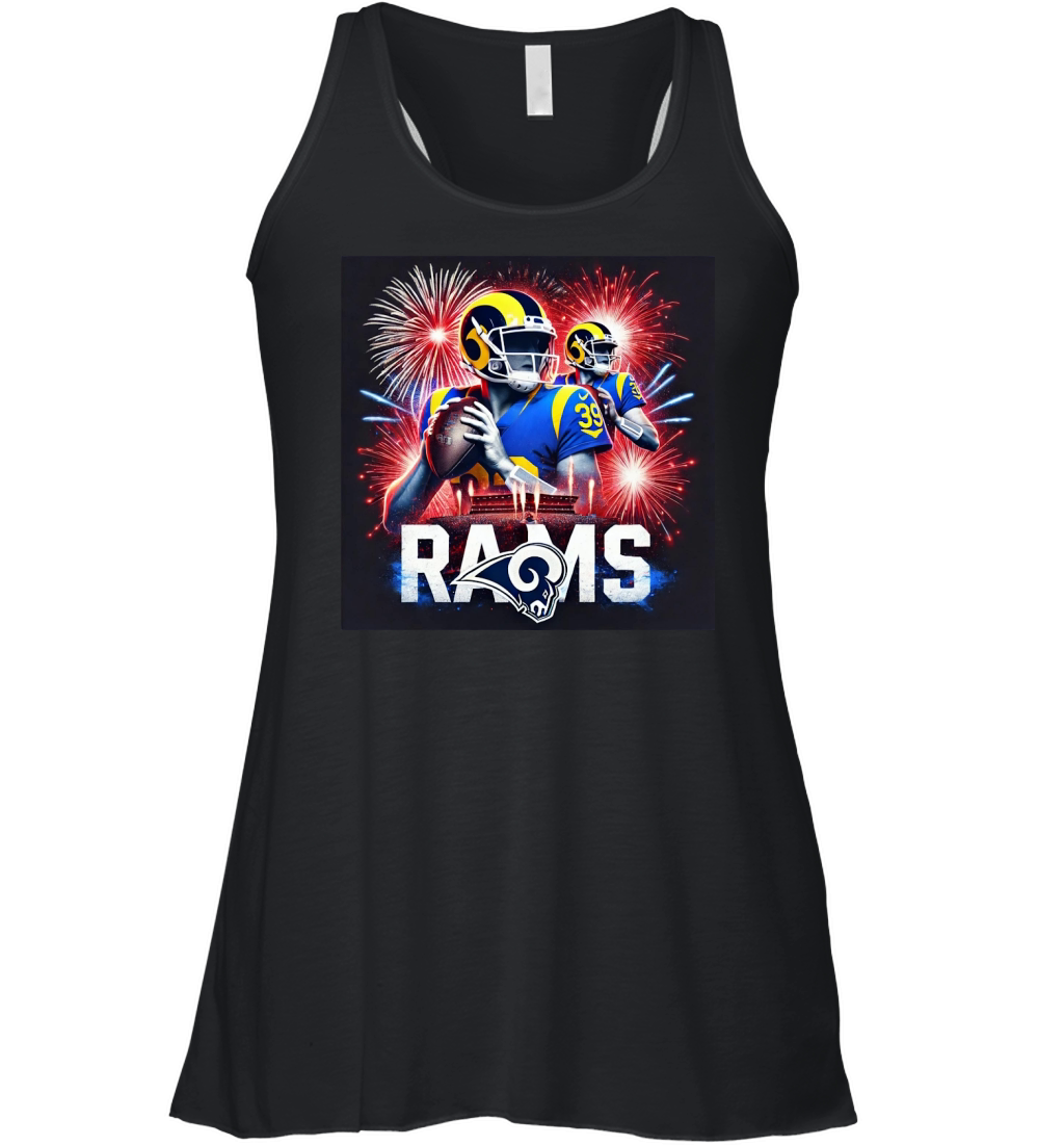 Rams Women's Flowy Tank Top