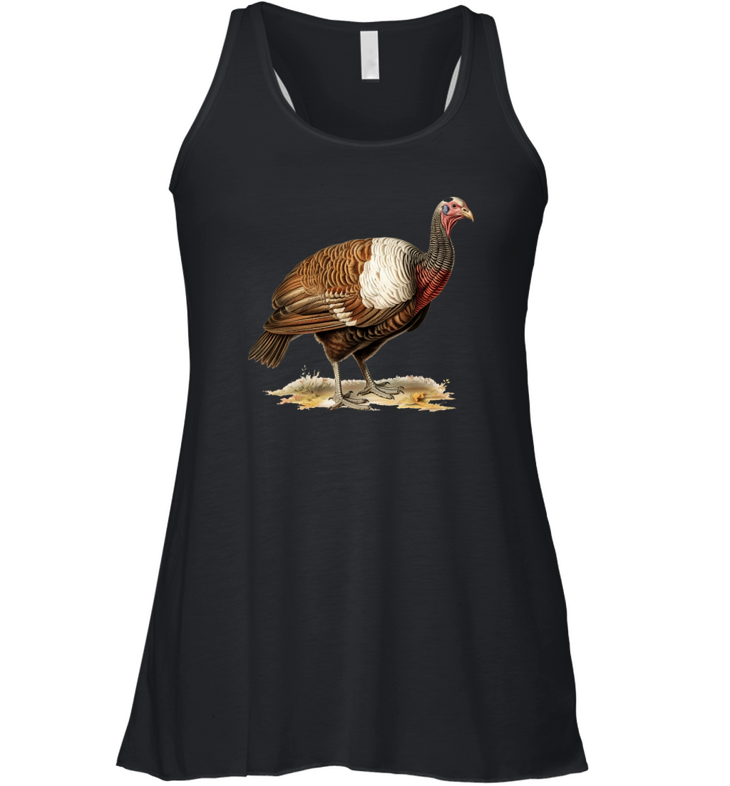 Thanksgiving Funny Turkey 12 Women's Flowy Tank Top