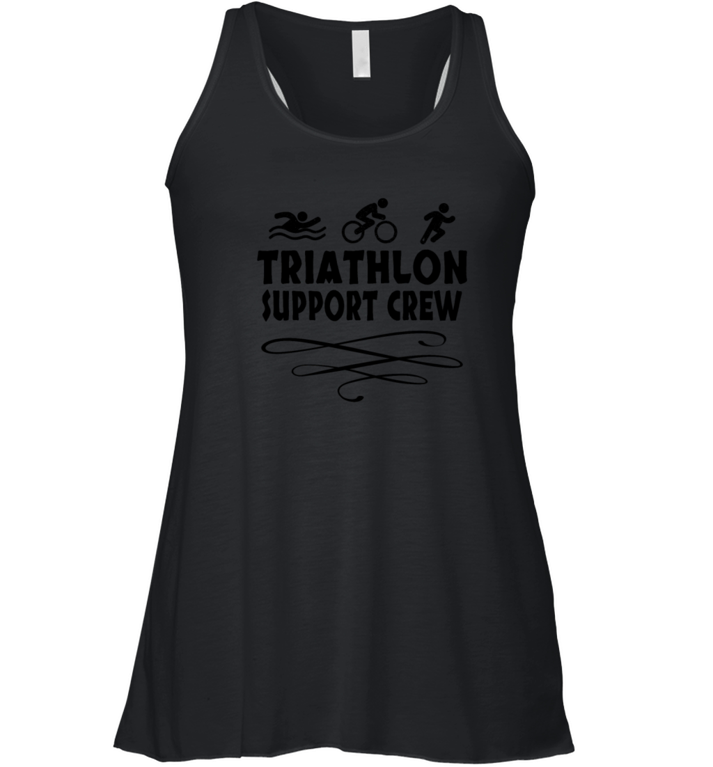 Triathlon Swim Bike Run Triathlete Sport Gift Women's Flowy Tank Top