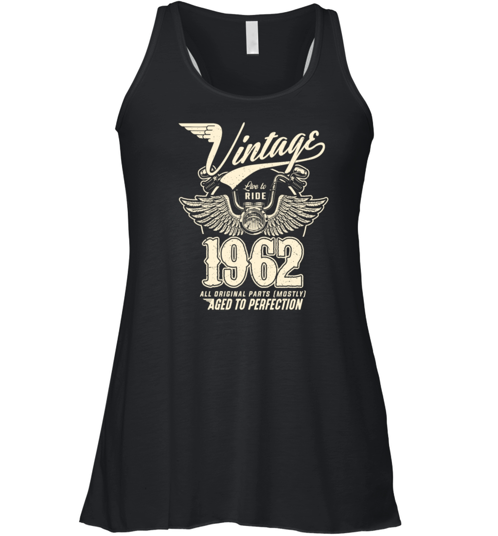 Vintage 1962 - 60 years old - 60th birthday gift Women's Flowy Tank Top