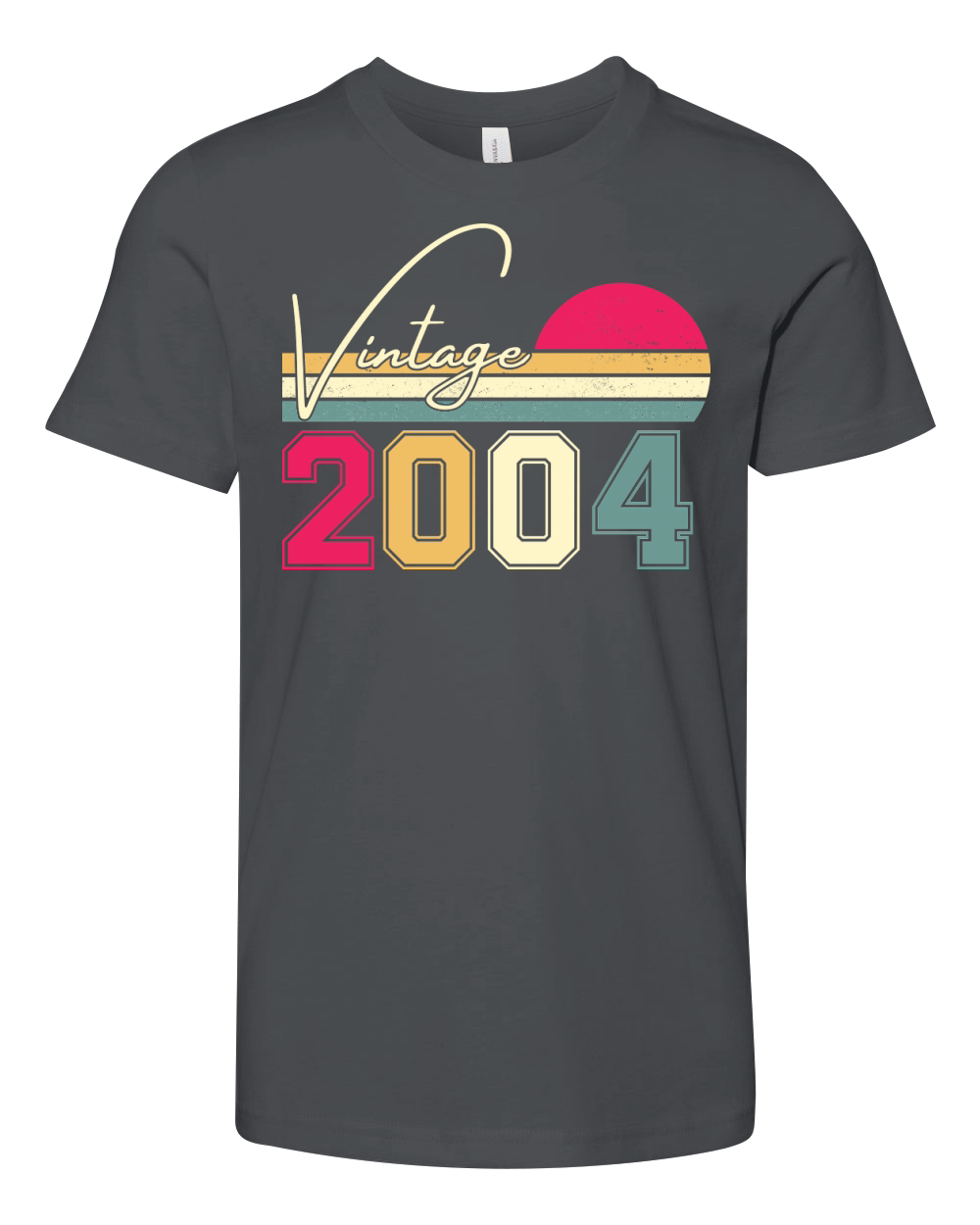 Birthday  Vintage Classic Born In 2004 Youth Unisex Jersey Tee