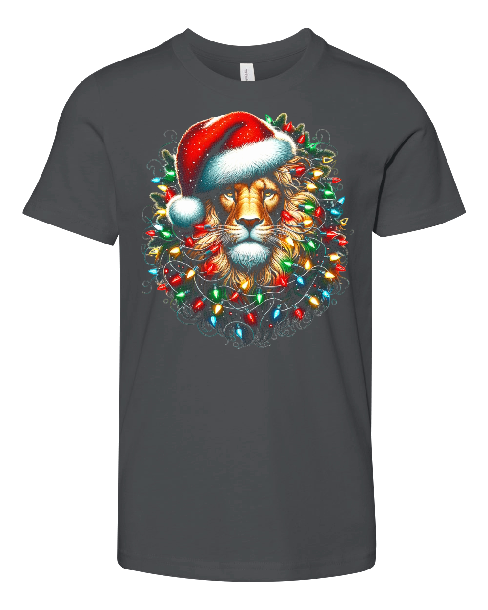 Christmas Lion1 Youth Unisex Jersey Tee