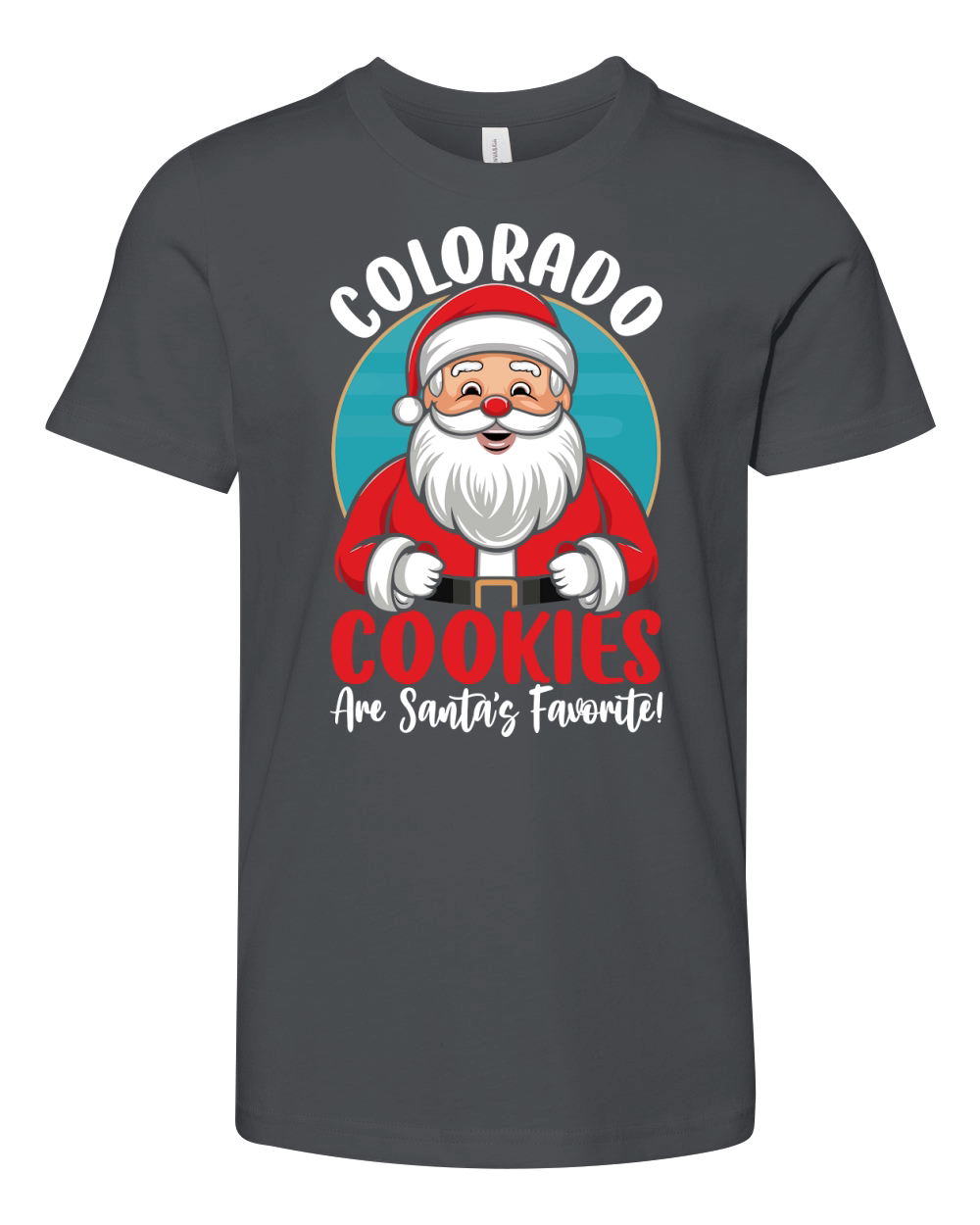 colorado cookies are santas favorite! Youth Unisex Jersey Tee