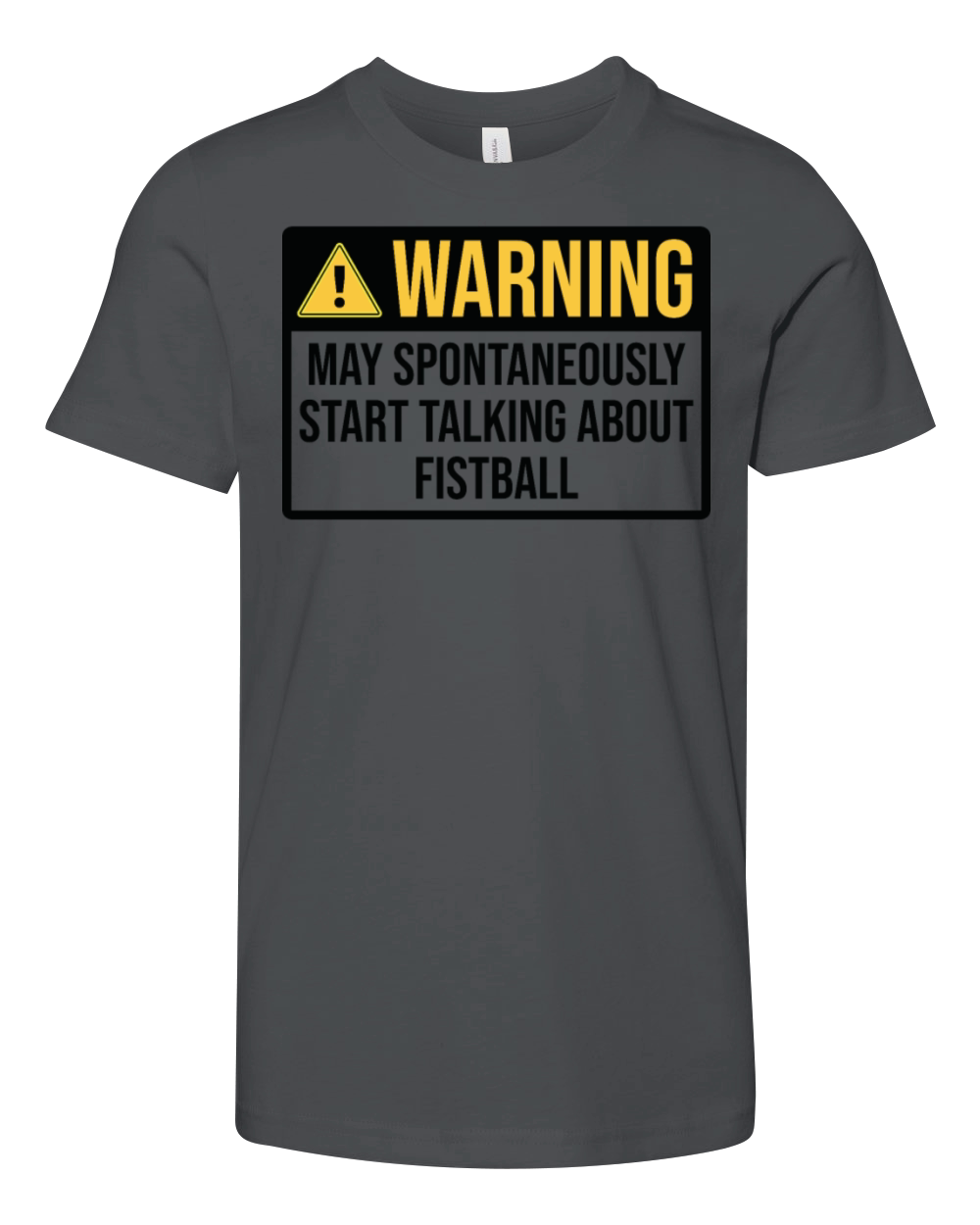 Fistball Funny Warning Youth Unisex Jersey Tee