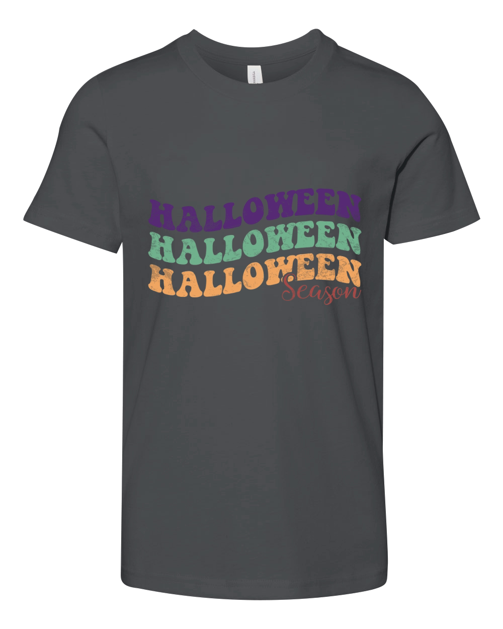 Halloween Season Retro Groovy Vintage 1.02 Youth Unisex Jersey Tee