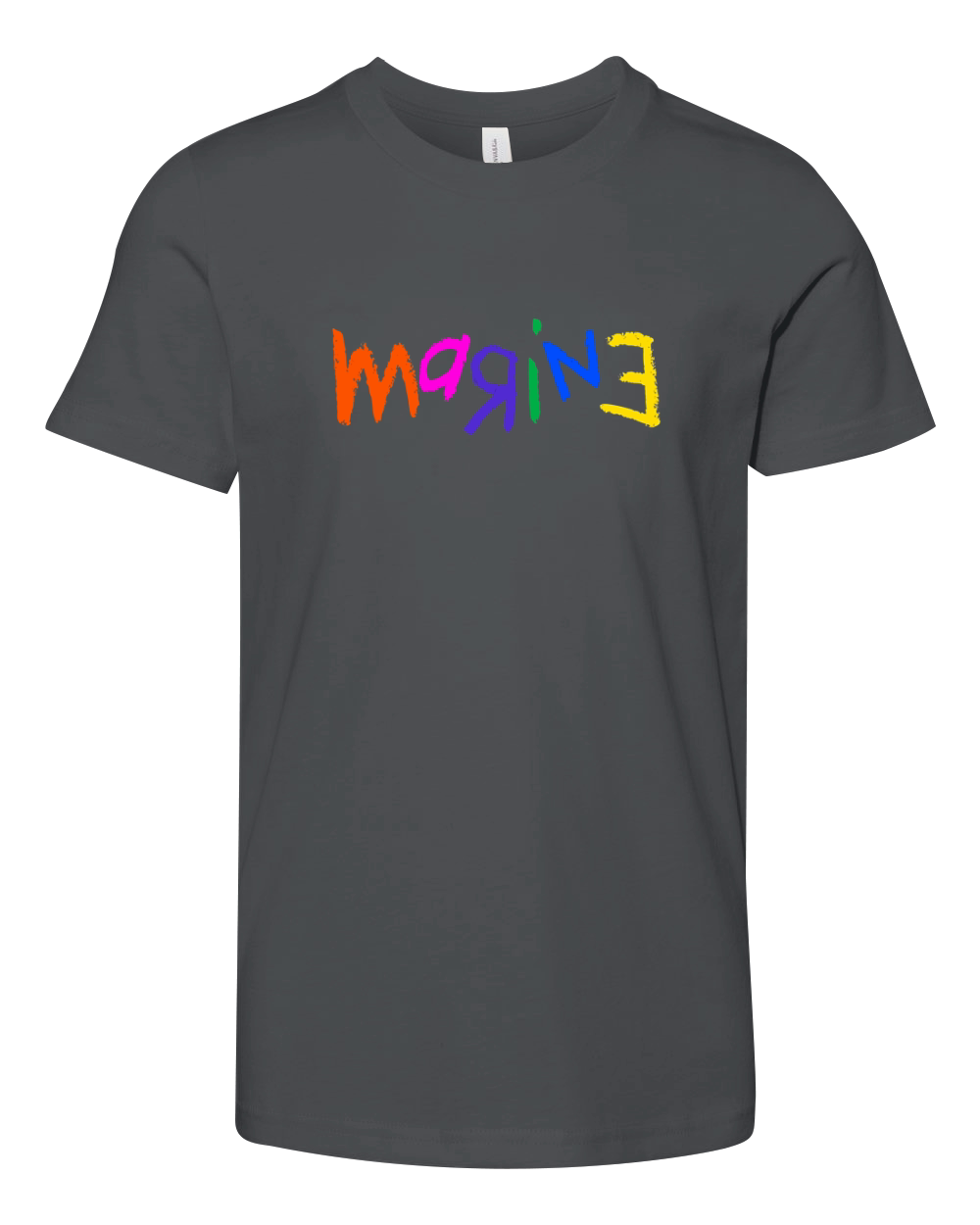 marine crayon  colorful art Youth Unisex Jersey Tee