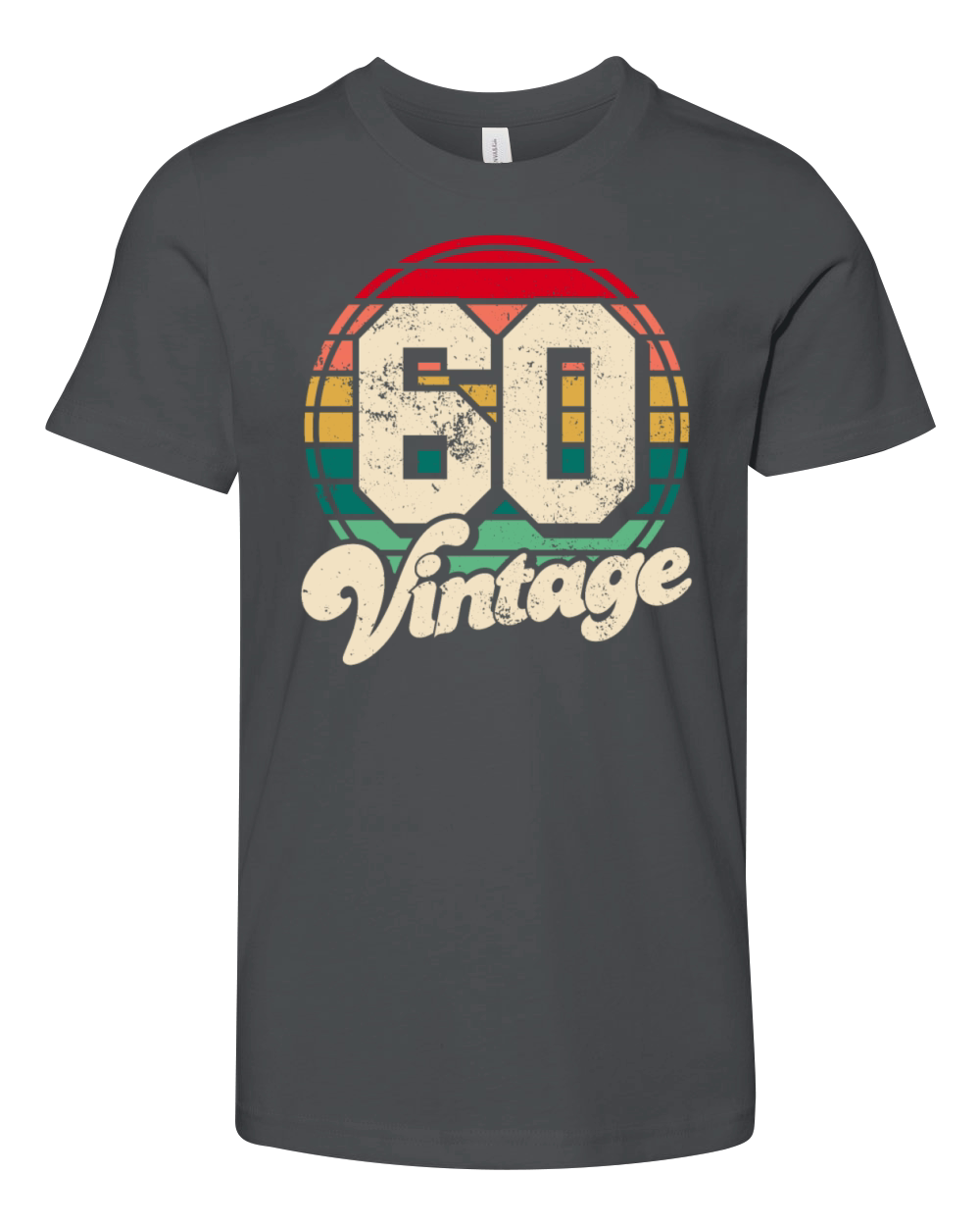 Vintage 1960 birthday gifts Born 60 Bday Gift Youth Unisex Jersey Tee