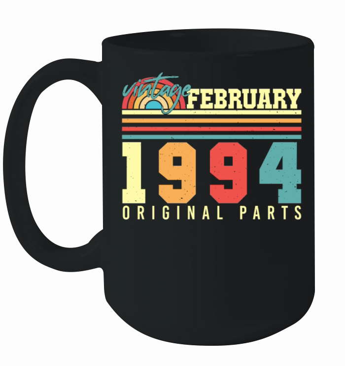 Gift Idea Vintage February 1994 Ceramic Mug