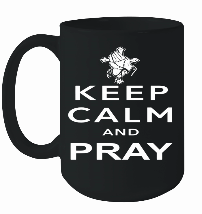 KEEP CALM AND PRAY - Bella Flowy Tank Ceramic Mug