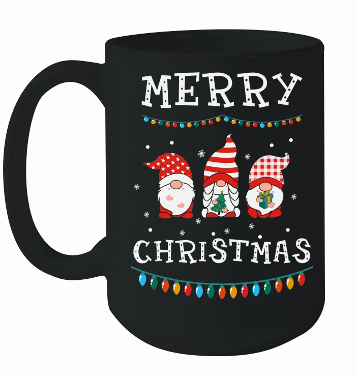 Merry Christmas Funny Gnomes Xmas Ceramic Mug