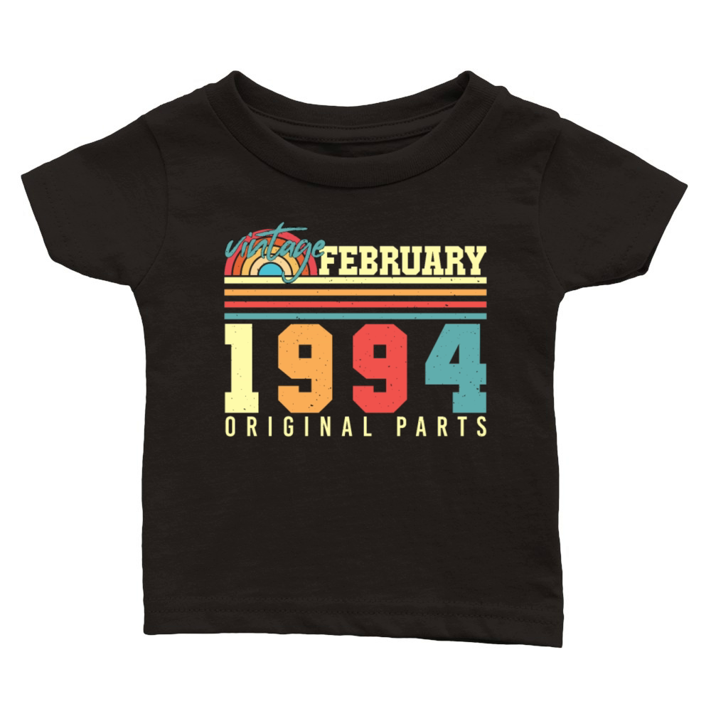 Gift Idea Vintage February 1994 Classic Baby Crewneck T-shirt