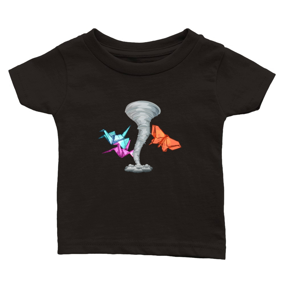 Origami Tornado Classic Baby Crewneck T-shirt