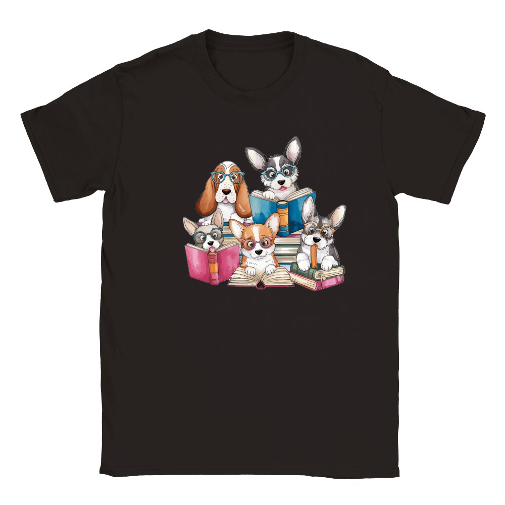 Dog Watercolor Bundle 05 Classic Kids Crewneck T-shirt