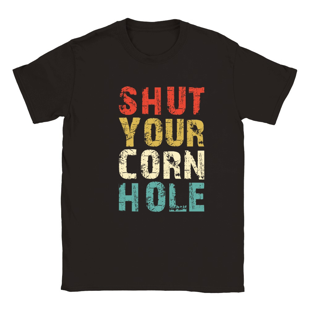Shut Your Cornhole Classic Kids Crewneck T-shirt