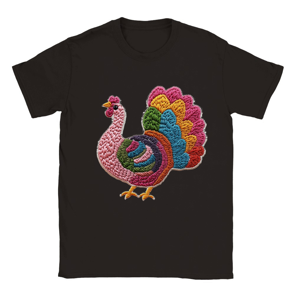 Thanksgiving Funny Turkey 17 Classic Kids Crewneck T-shirt