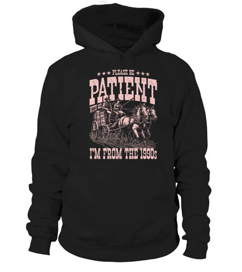 Im From The 1900s Cowboy Western D Retro Pink Hoodie Unisex
