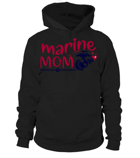Marine Mom 02 Hoodie Unisex