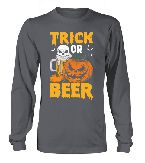 390. trick or beer Long sleeved Unisex