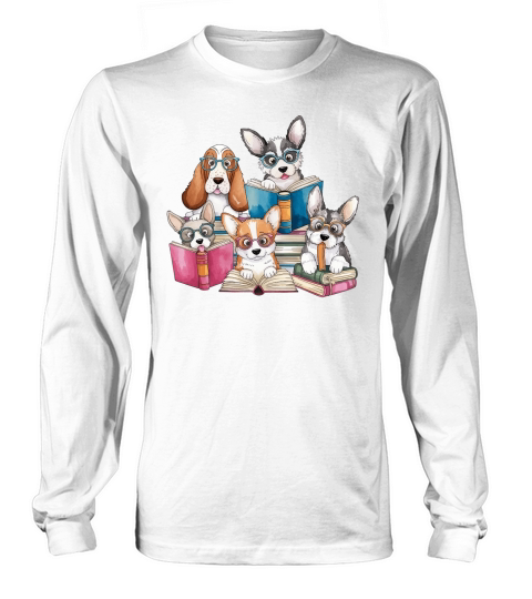 Dog Watercolor Bundle 05 Long sleeved Unisex