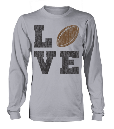 Vintage Football Love Long sleeved Unisex