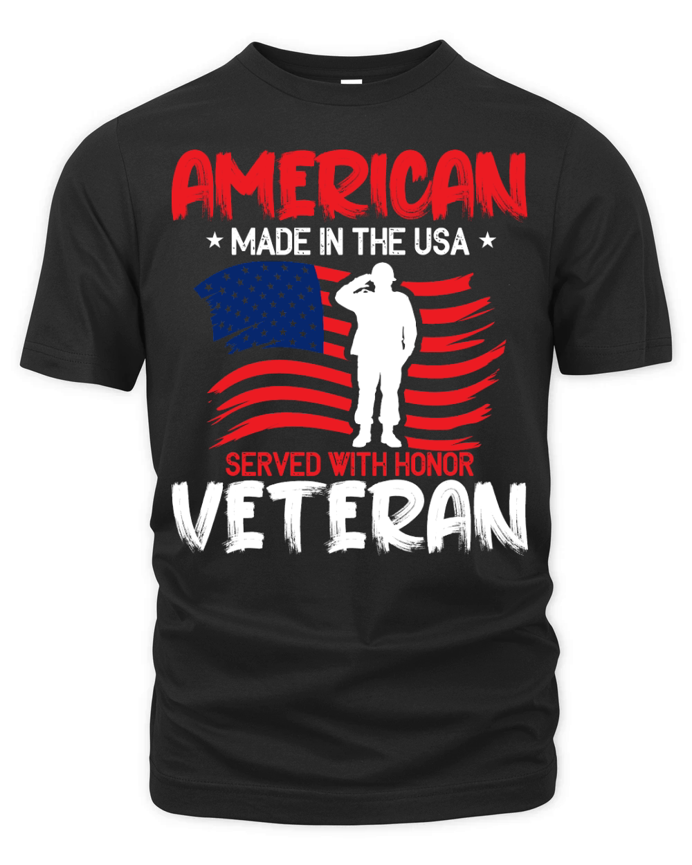 American made in the usa served with honor veteran Organic Unisex T-shirt