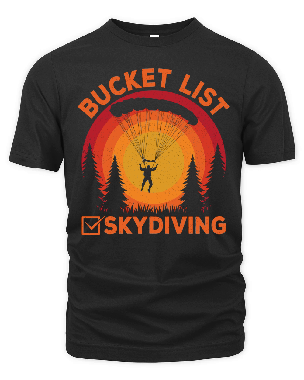 Bucket list skydiving 05 Organic Unisex T-shirt