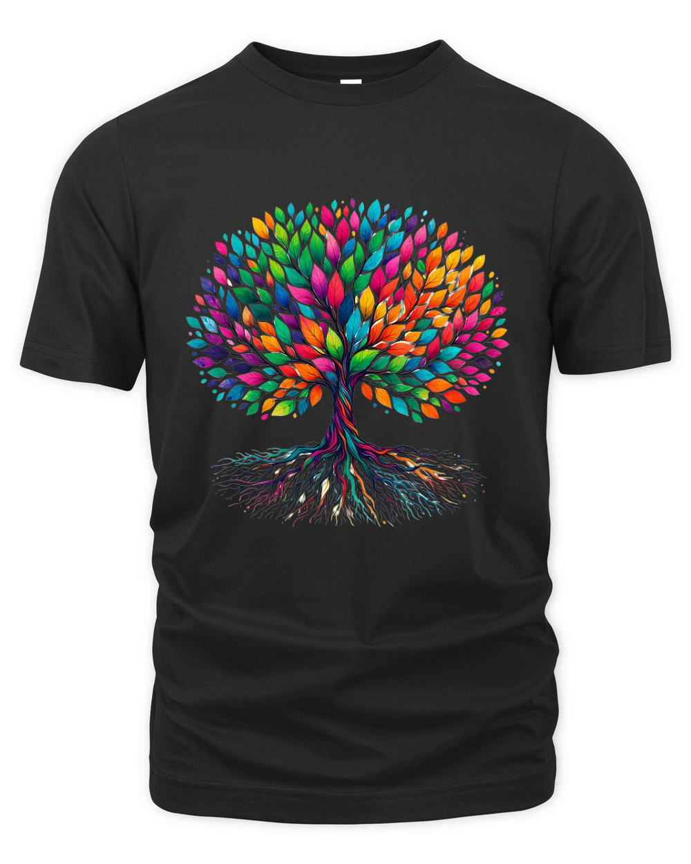 Colorful Tree Yoga Organic Unisex T-shirt