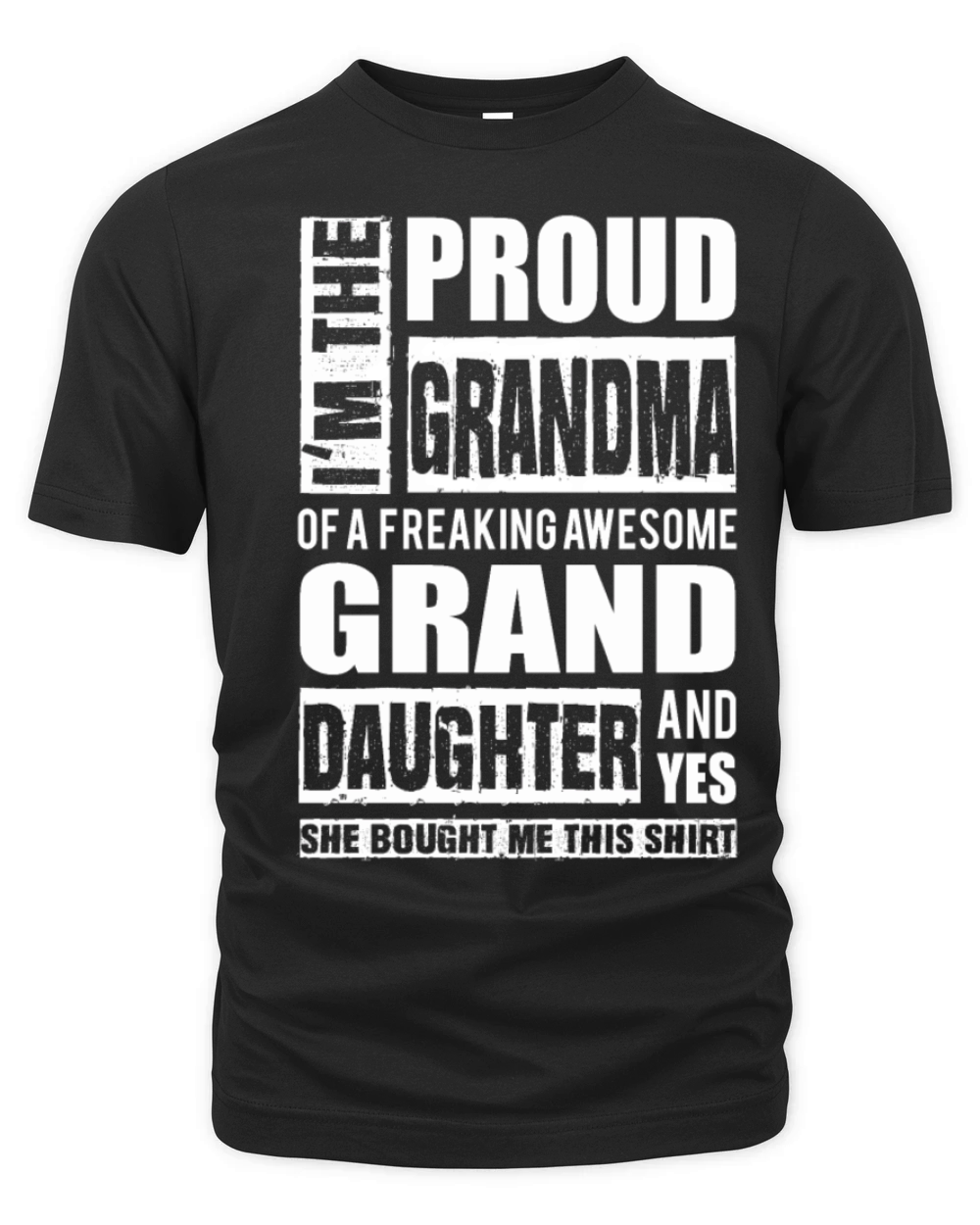 Freaking awesome grand daughter - Proud grandma Organic Unisex T-shirt
