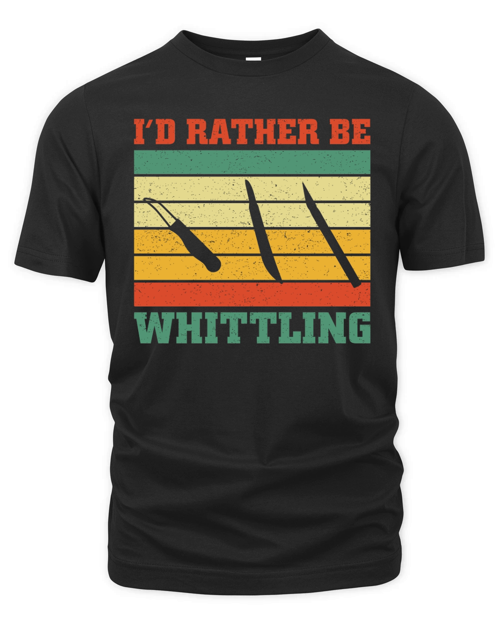 I,d Rather Be Whittling Organic Unisex T-shirt