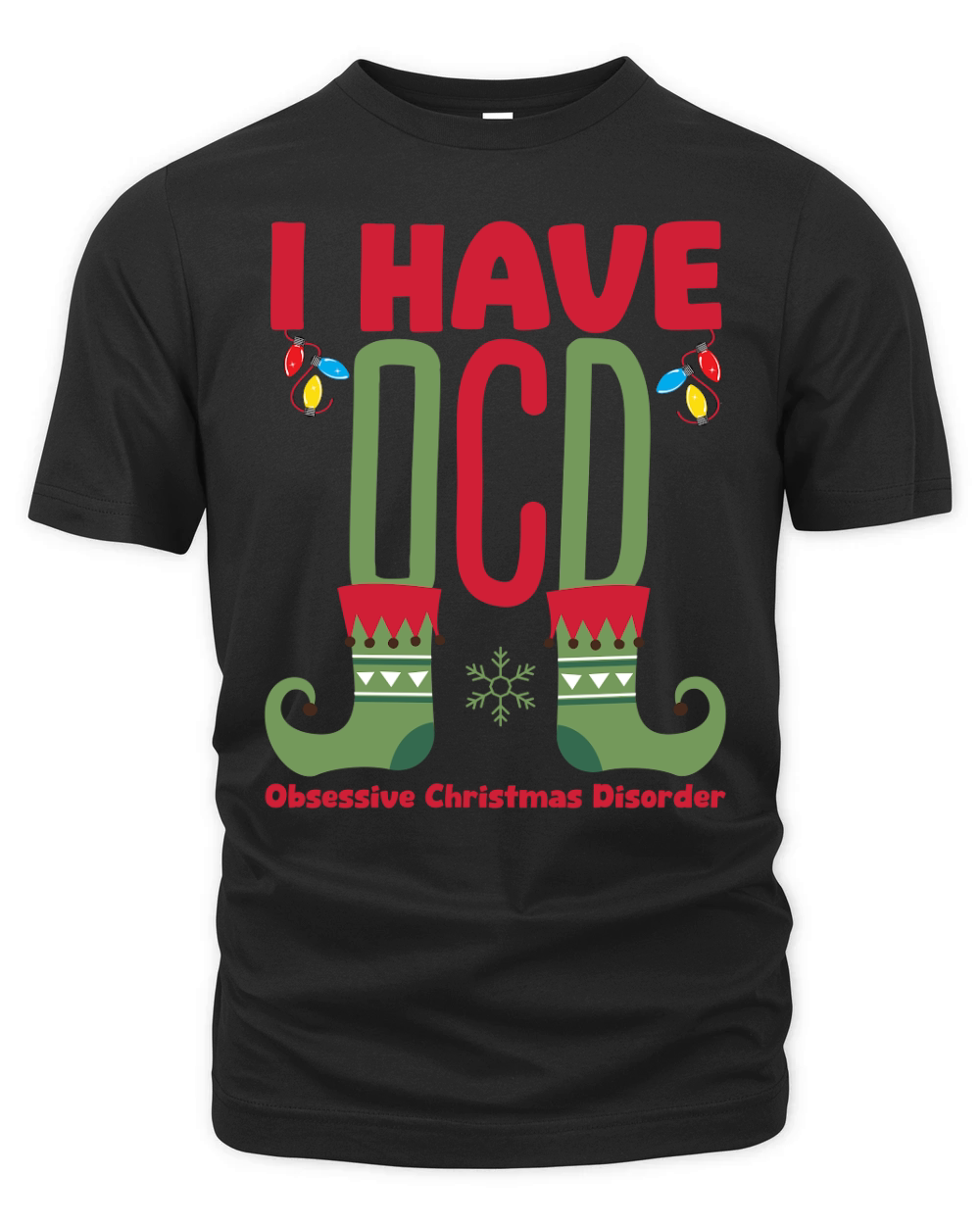 I Have Obsessive Christmas Disorder Organic Unisex T-shirt