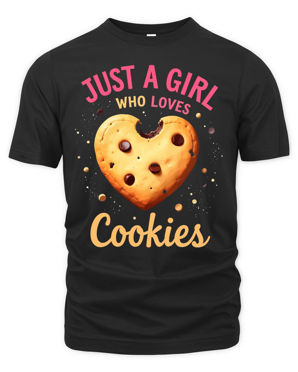 Just a girl who loves cookies Organic Unisex T-shirt