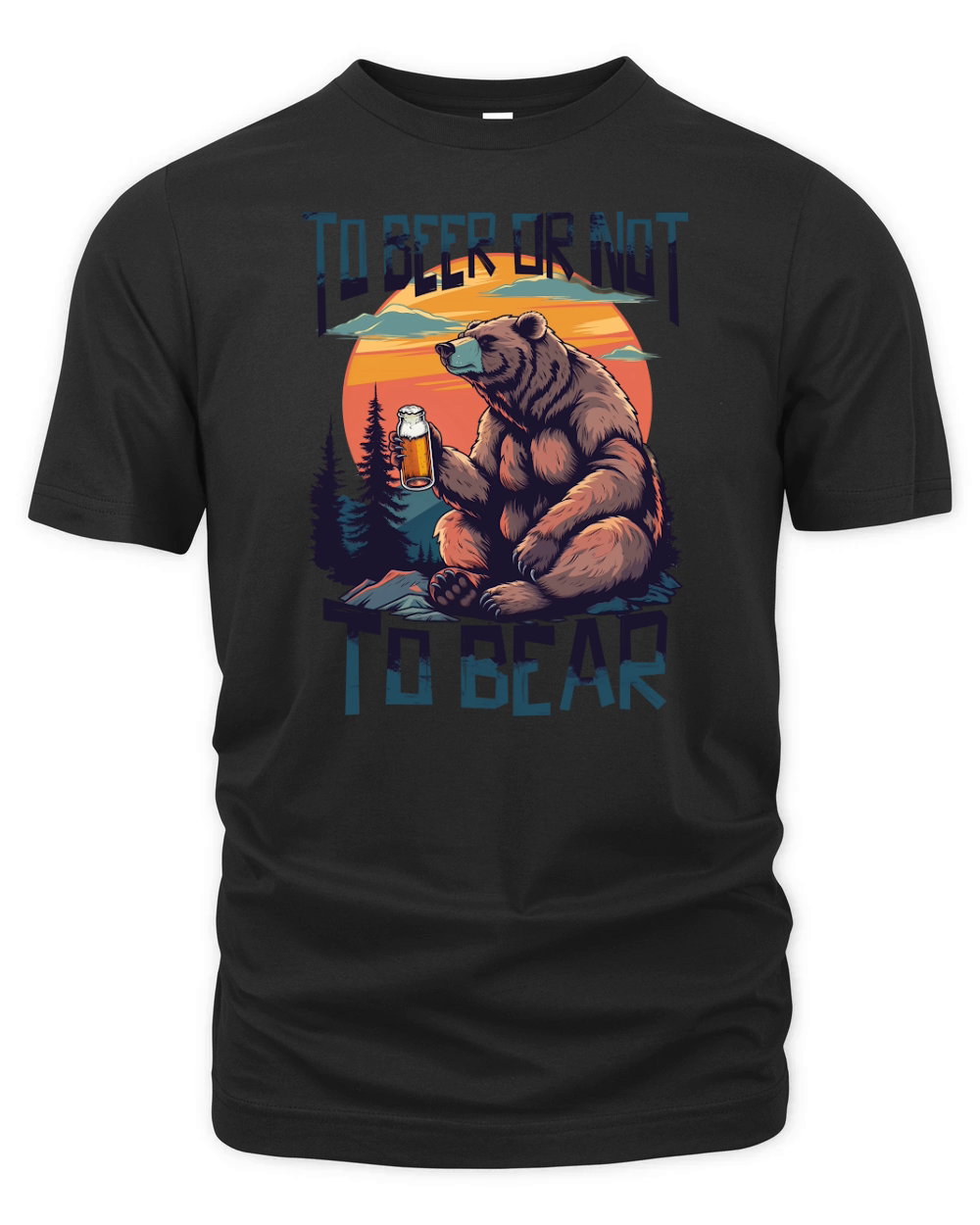 To Beer Or Not To bear Organic Unisex T-shirt