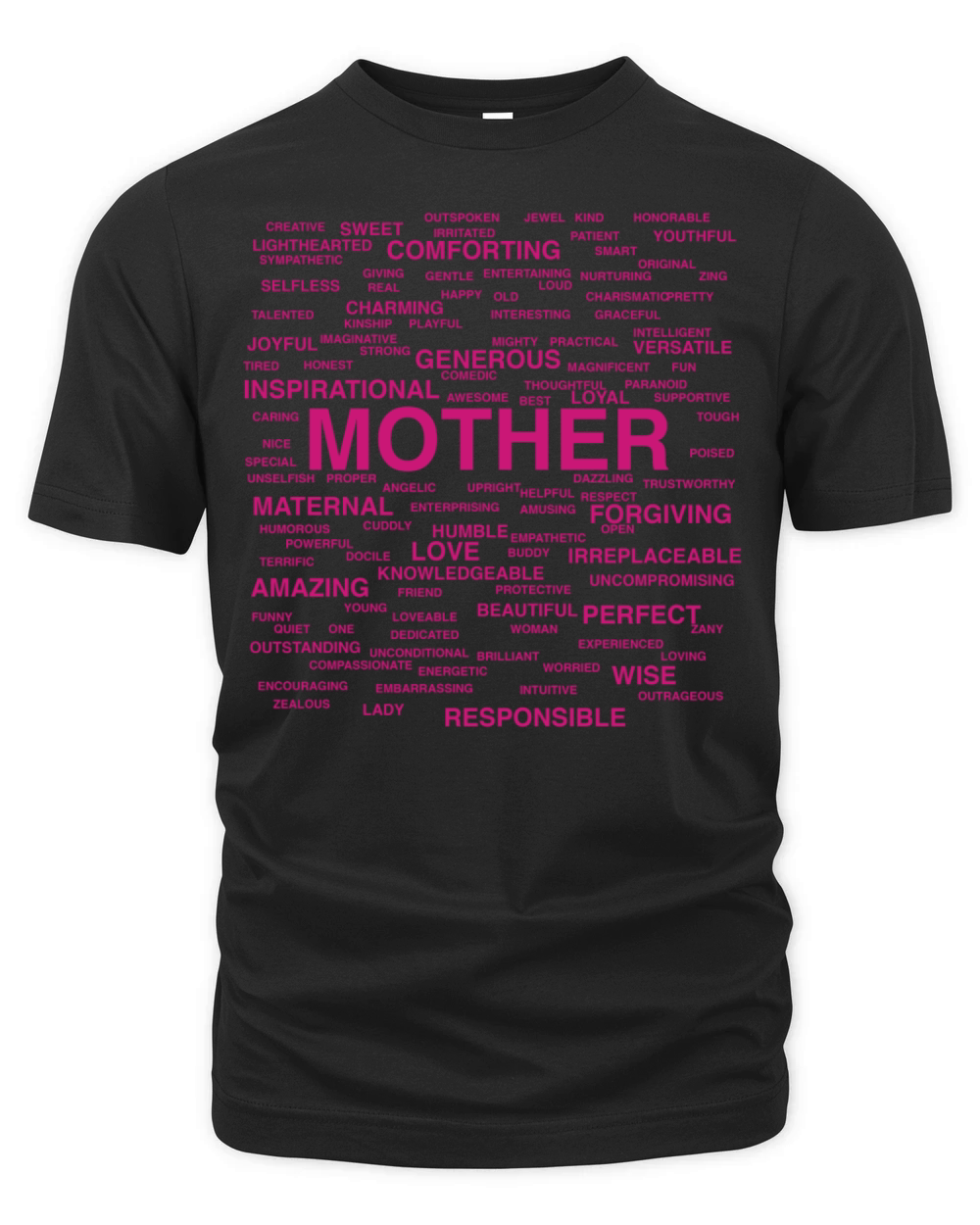 Words About Mother Organic Unisex T-shirt