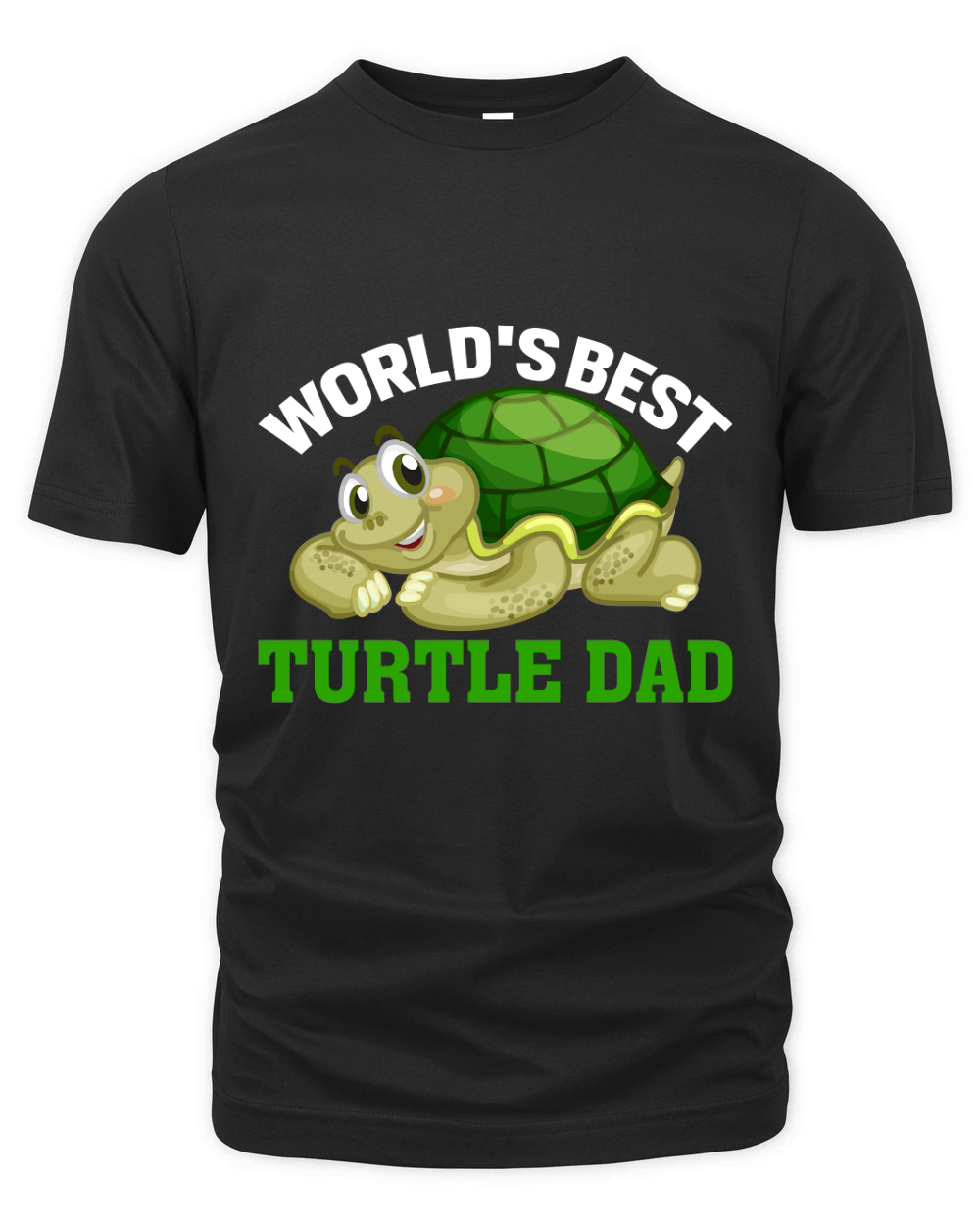Worlds best turtle dad 1 Organic Unisex T-shirt