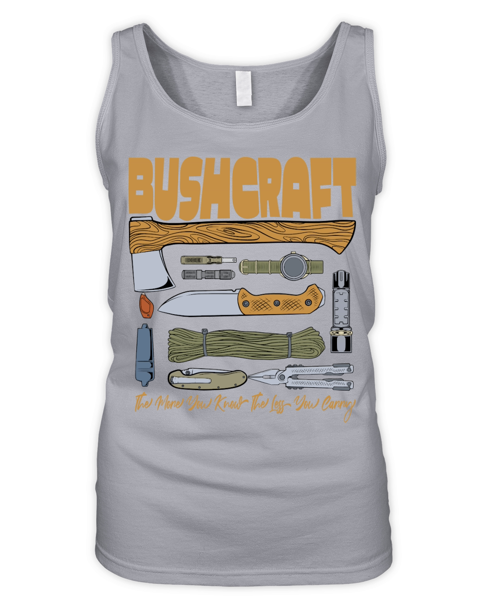 Bushcraft, The More You Know Organic Women's Tank Top