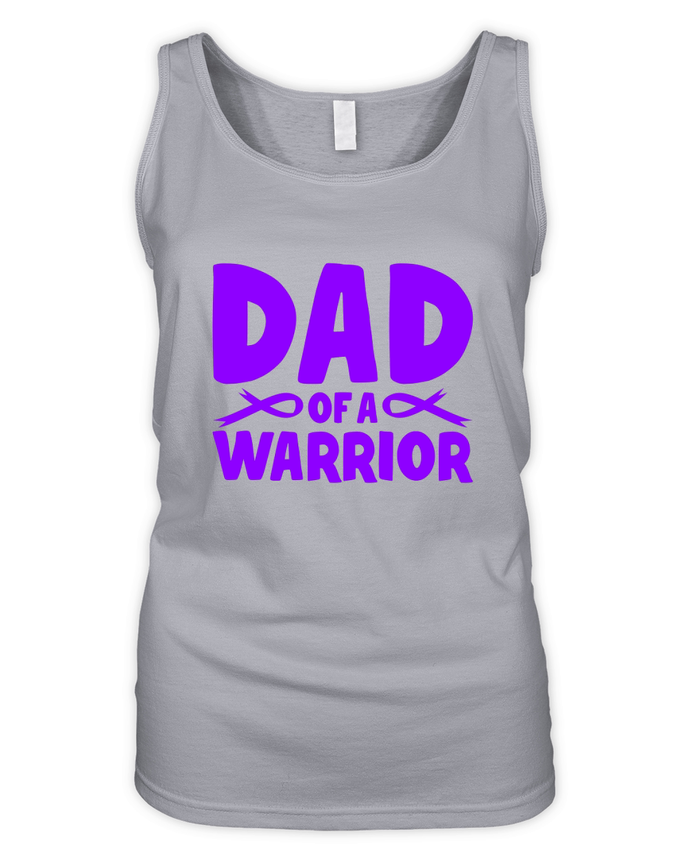 Dad of a Warrior Organic Women's Tank Top