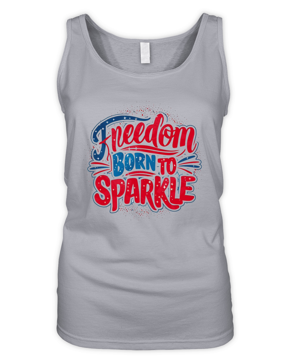 Freedom Born To parkle Organic Women's Tank Top