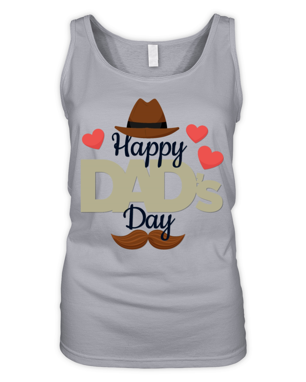 Happy Fathers Day Organic Women's Tank Top