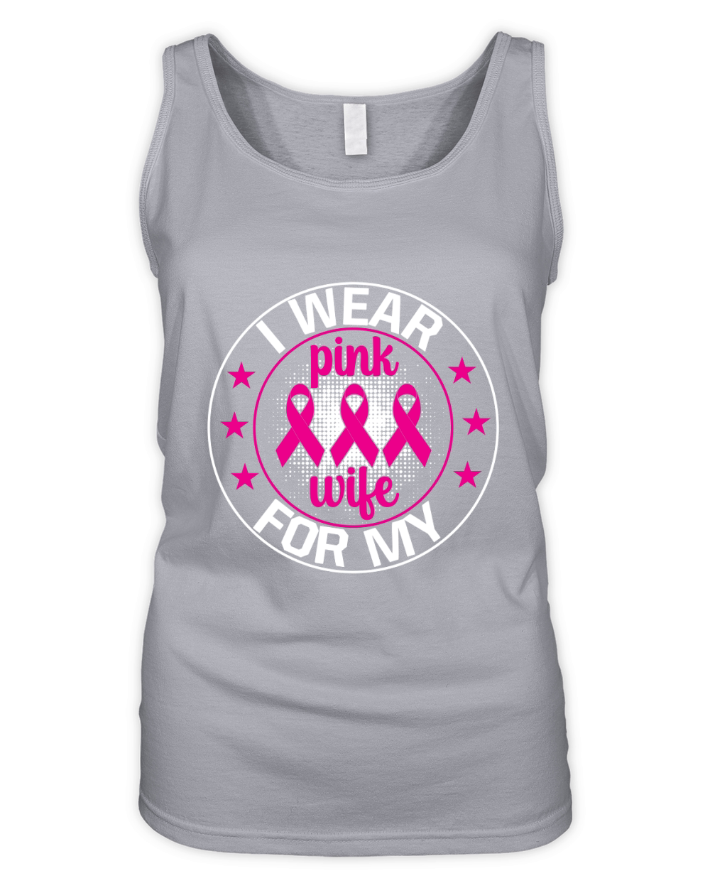 I Wear Pink For My Wife Organic Women's Tank Top