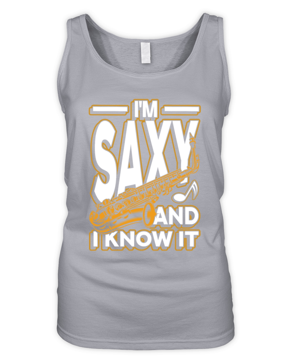Im saxy and i know it for a Saxophone player Organic Women's Tank Top