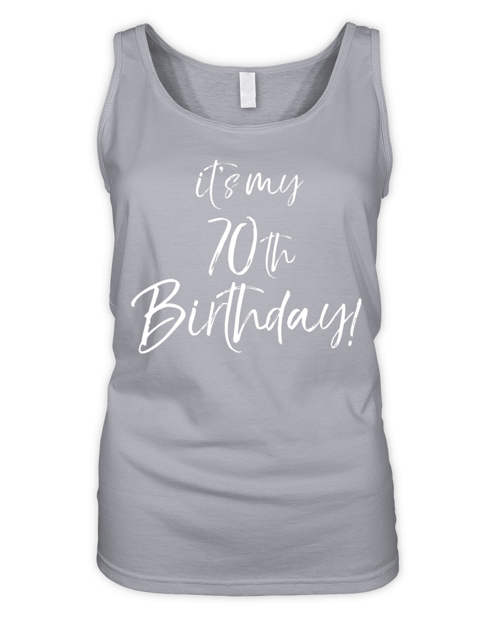 It s My 70th Birthday for Women Vintage 70 Years Organic Women's Tank Top